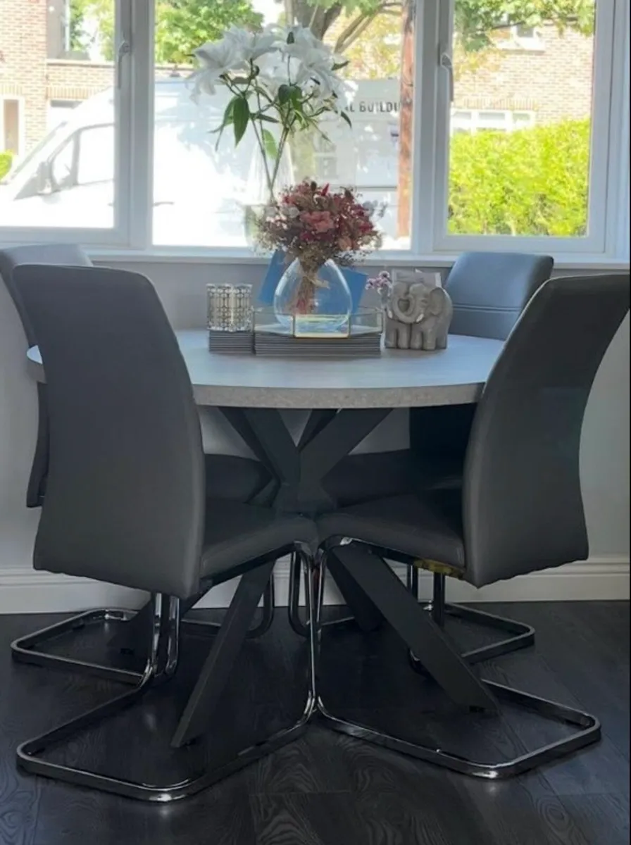 Table and chairs