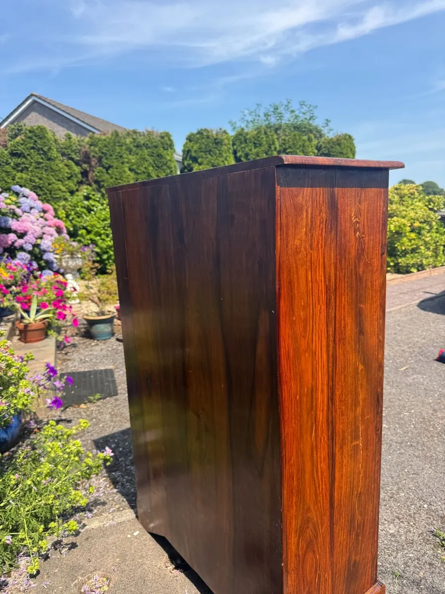 Stunning Solid Sheesham Wood Wine Rack Cabinet – I - Image 2