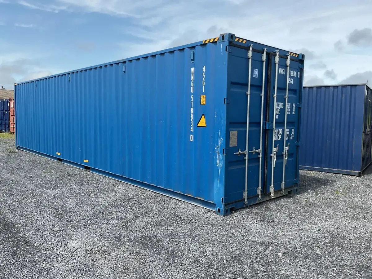 Cabin, Containers & Plant For Auction - Image 1