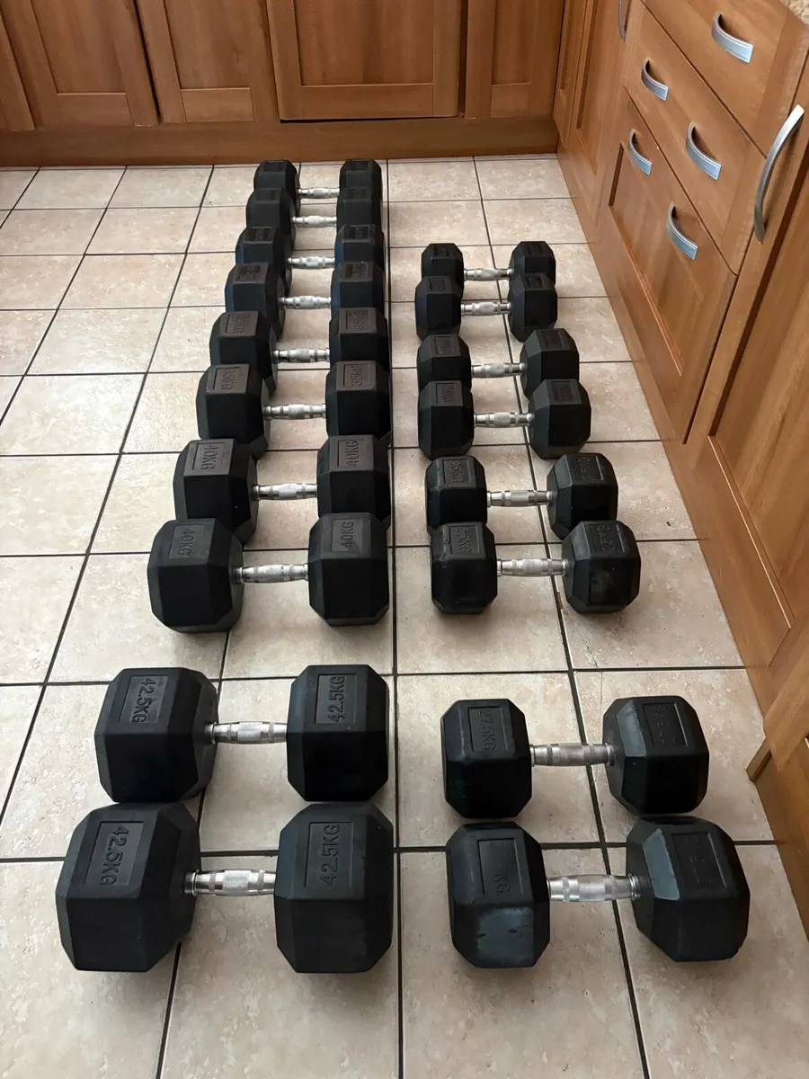 SEE!!! 540KG DUMBBELLS, RACK, OLY WEIGHT, BENCH ++ - Image 2