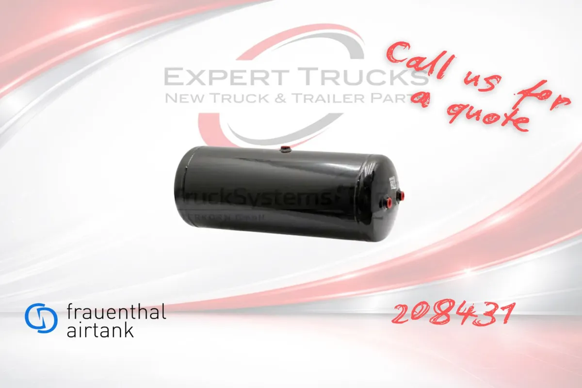 TRUCK TRAILER STEEL AIR TANK 25L (FRAUENTHAL)