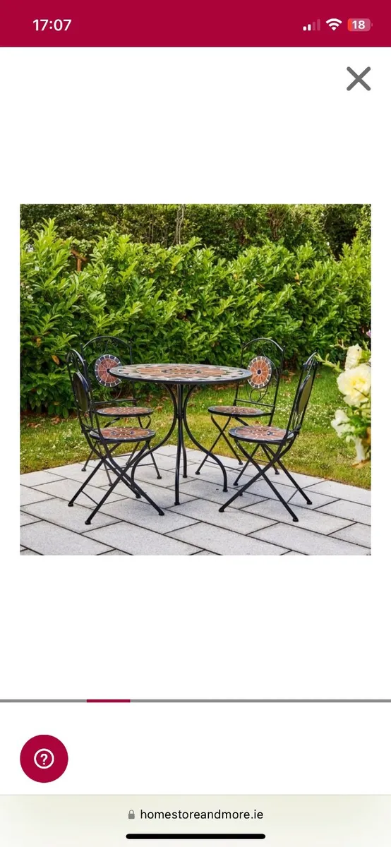 Garden Table and Chairs - Image 1