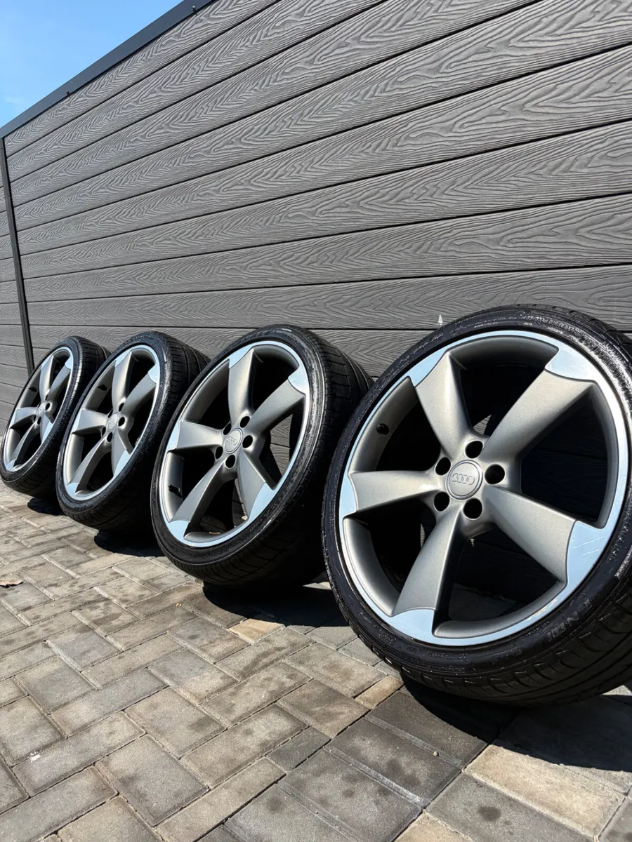 20” GENUINE AUDI TTRS ALLOY WHEELS & TYRES - Image 1
