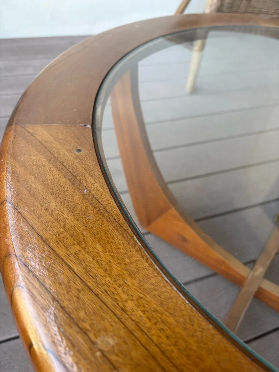G-Plan Astro Mid Century Modern Glass Coffee Table - Image 2