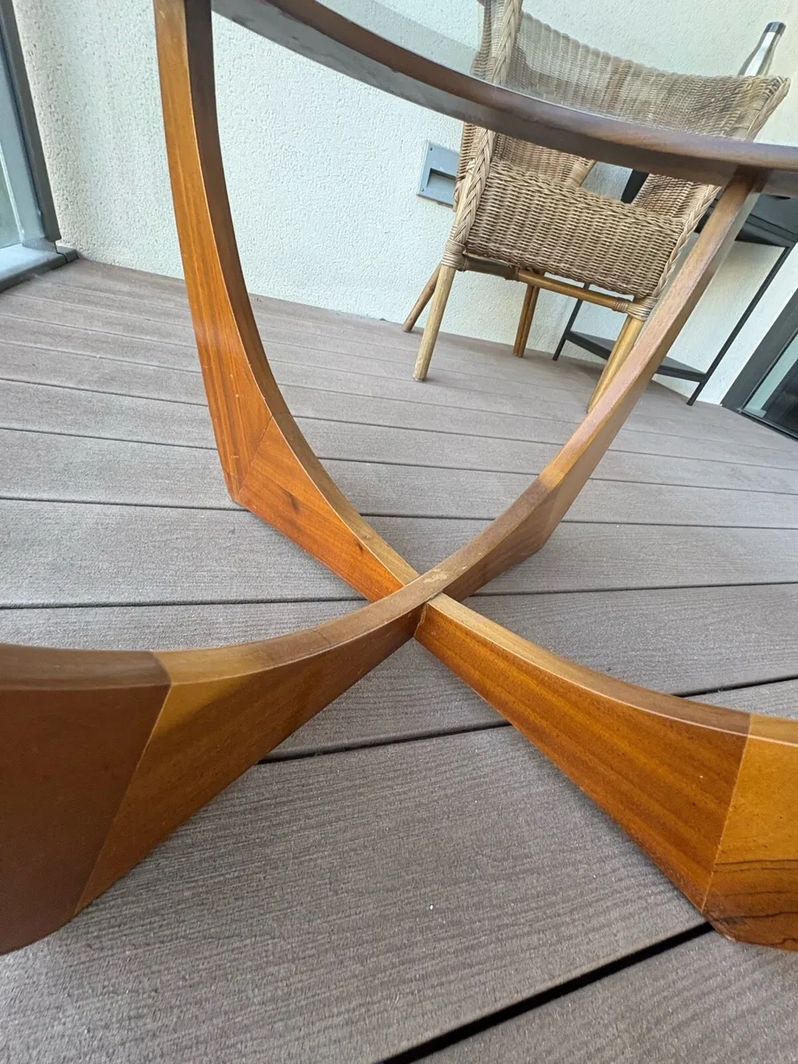 G-Plan Astro Mid Century Modern Glass Coffee Table - Image 4