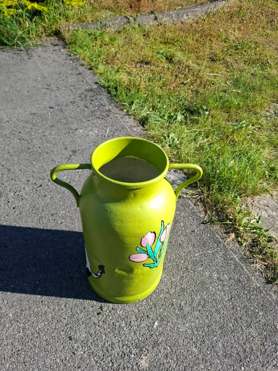 51cm cow milk churn can umbrella holder - Image 3