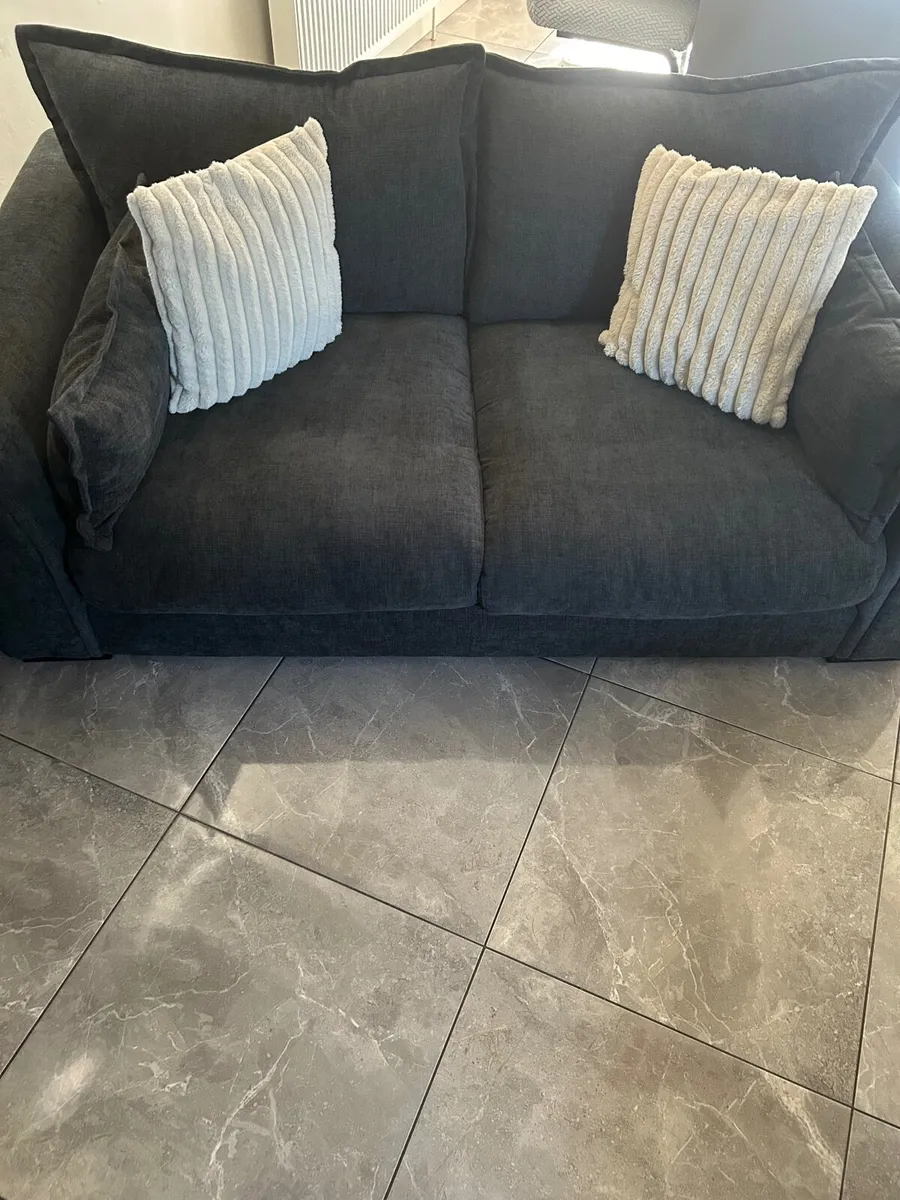 DFS Charcoal sofa set - Image 3
