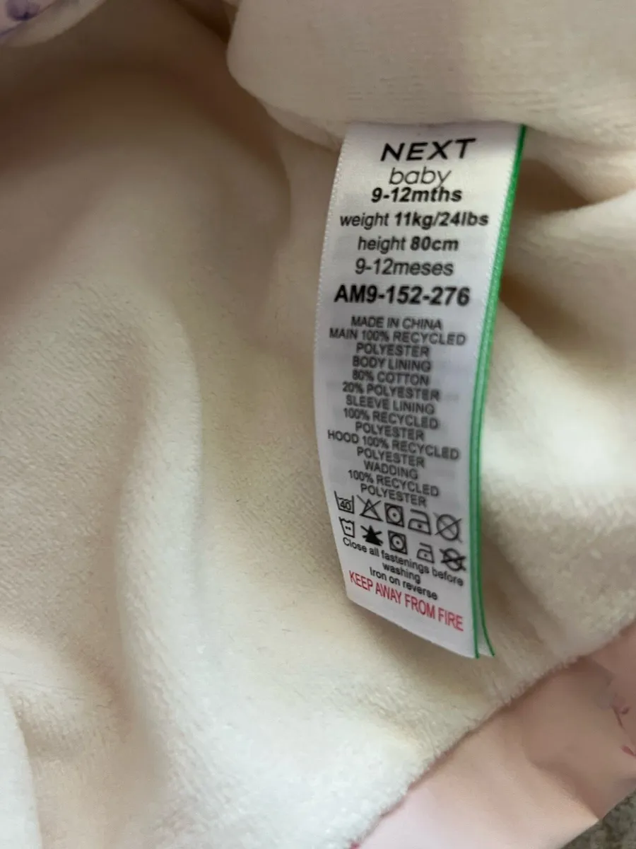 Girls next jacket 9/12 mths €5 - Image 4