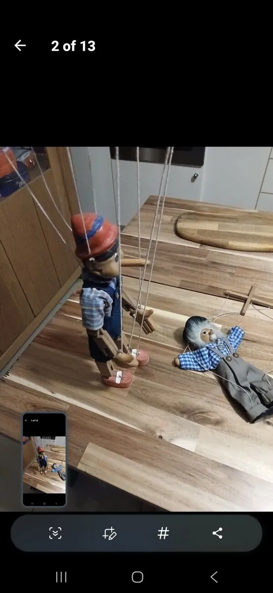 Pinocchio and Giuseppe... scale - Image 1