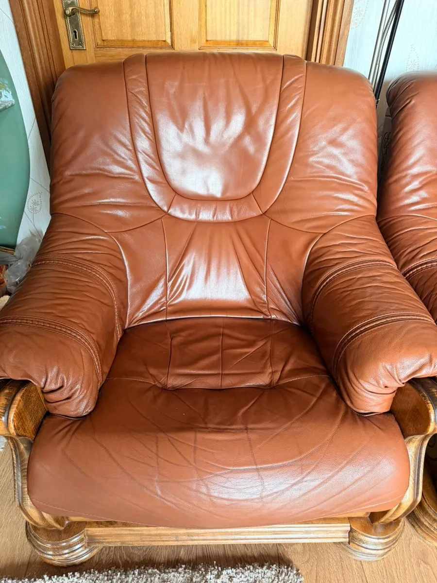 Leather & Wooden Home Furniture - Image 2