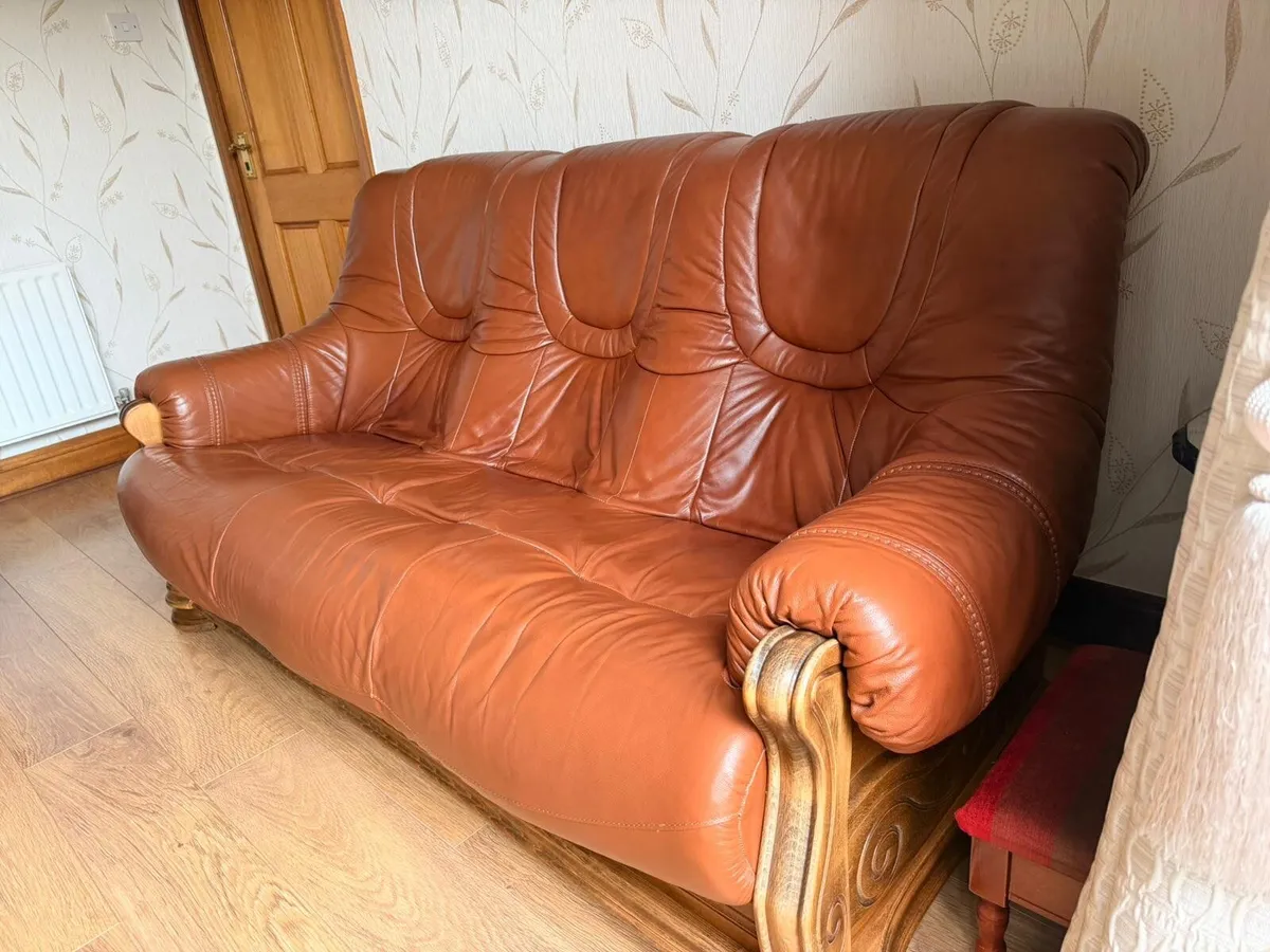 Leather & Wooden Home Furniture - Image 3