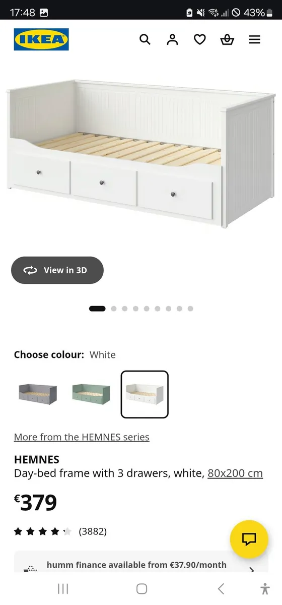 IKEA Day Bed & Matresses - Image 2