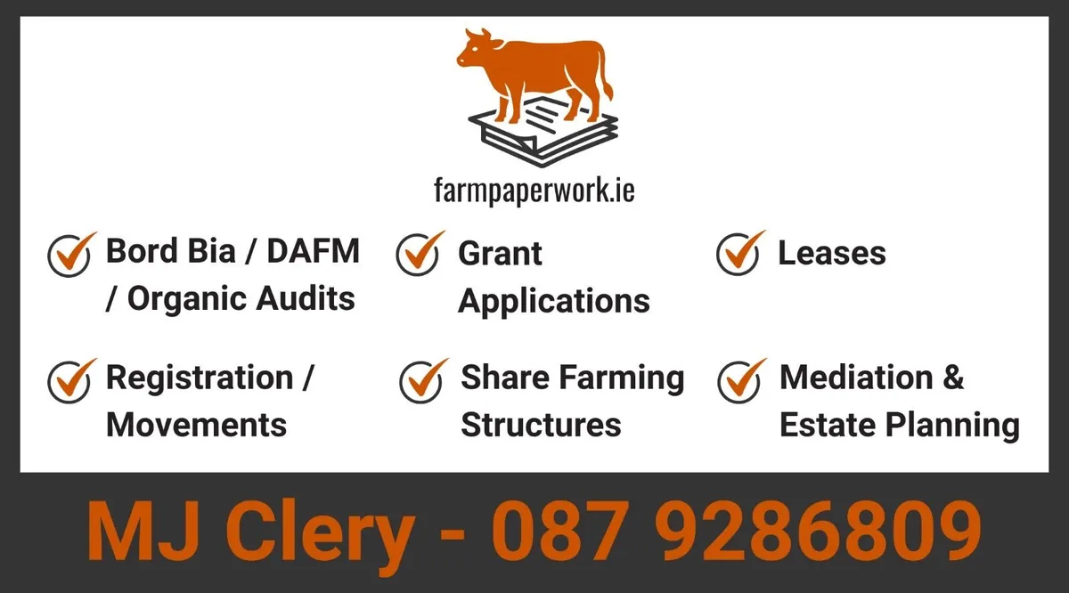 Bord Bia Paperwork (Nationwide)