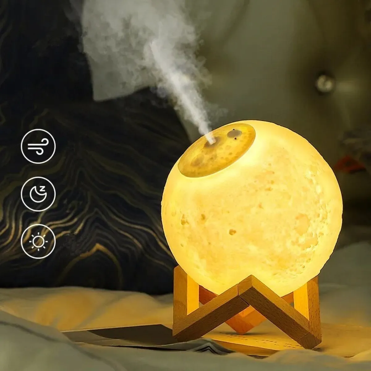 Colour changing Moon Diffuser with stand
