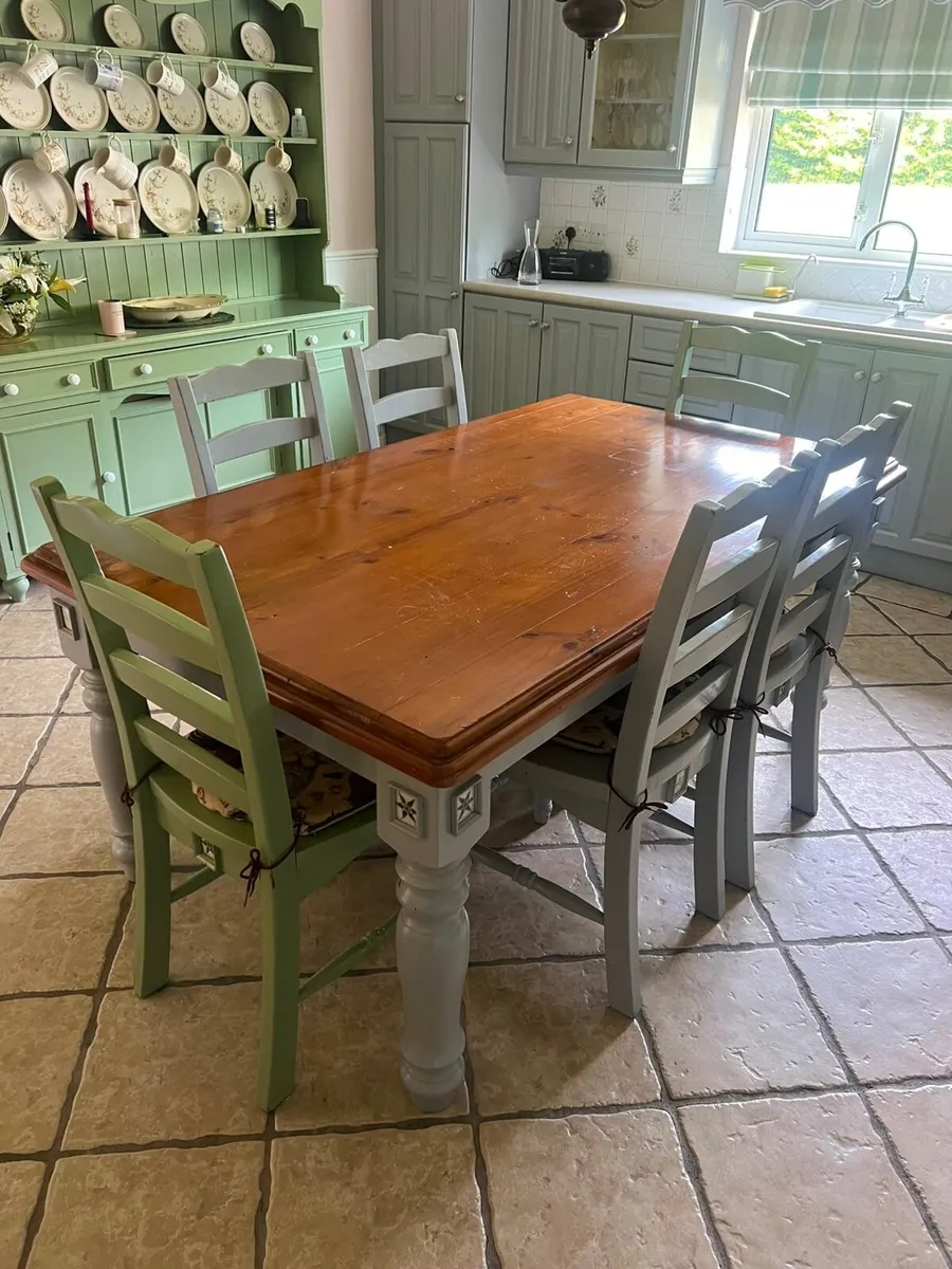 Table and chairs
