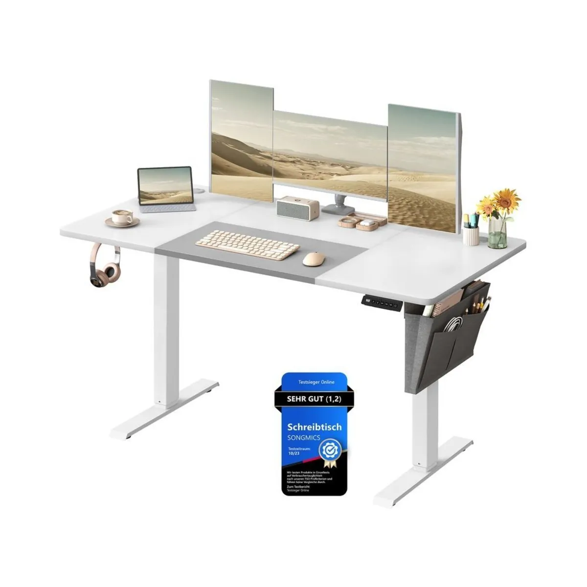 Height-adjustable electric desk 140CM - Image 3
