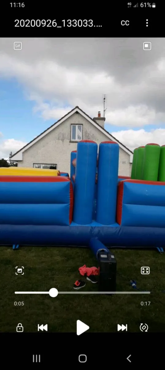 Bouncy Castle and trailer - Image 1