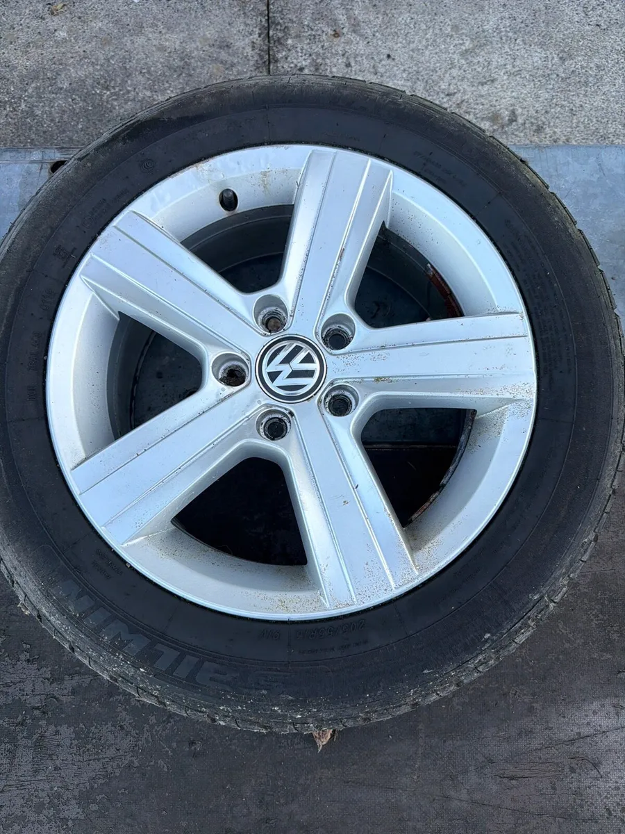 Vw golf 5 x112 alloy wheels:205/55R16 - Image 3