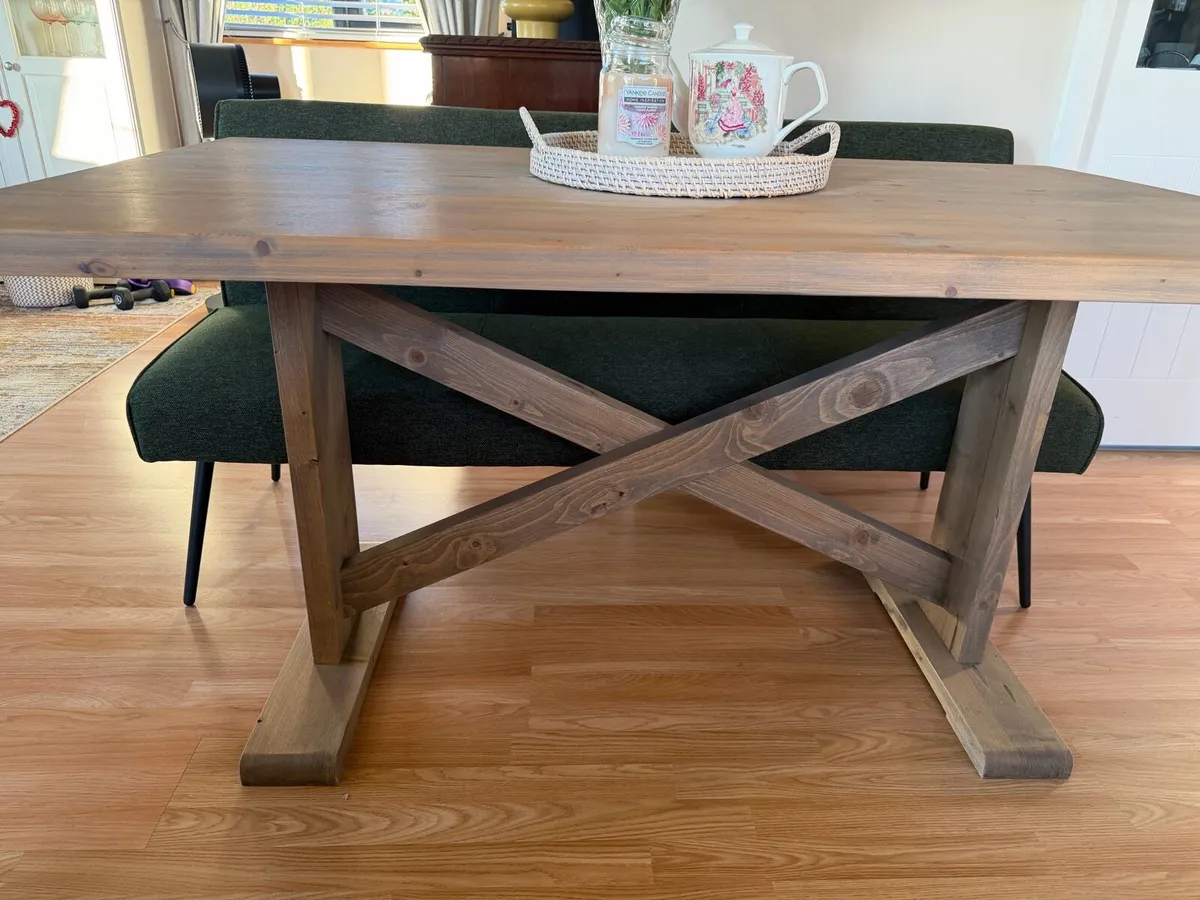 Table and Chairs/Bench - Image 4