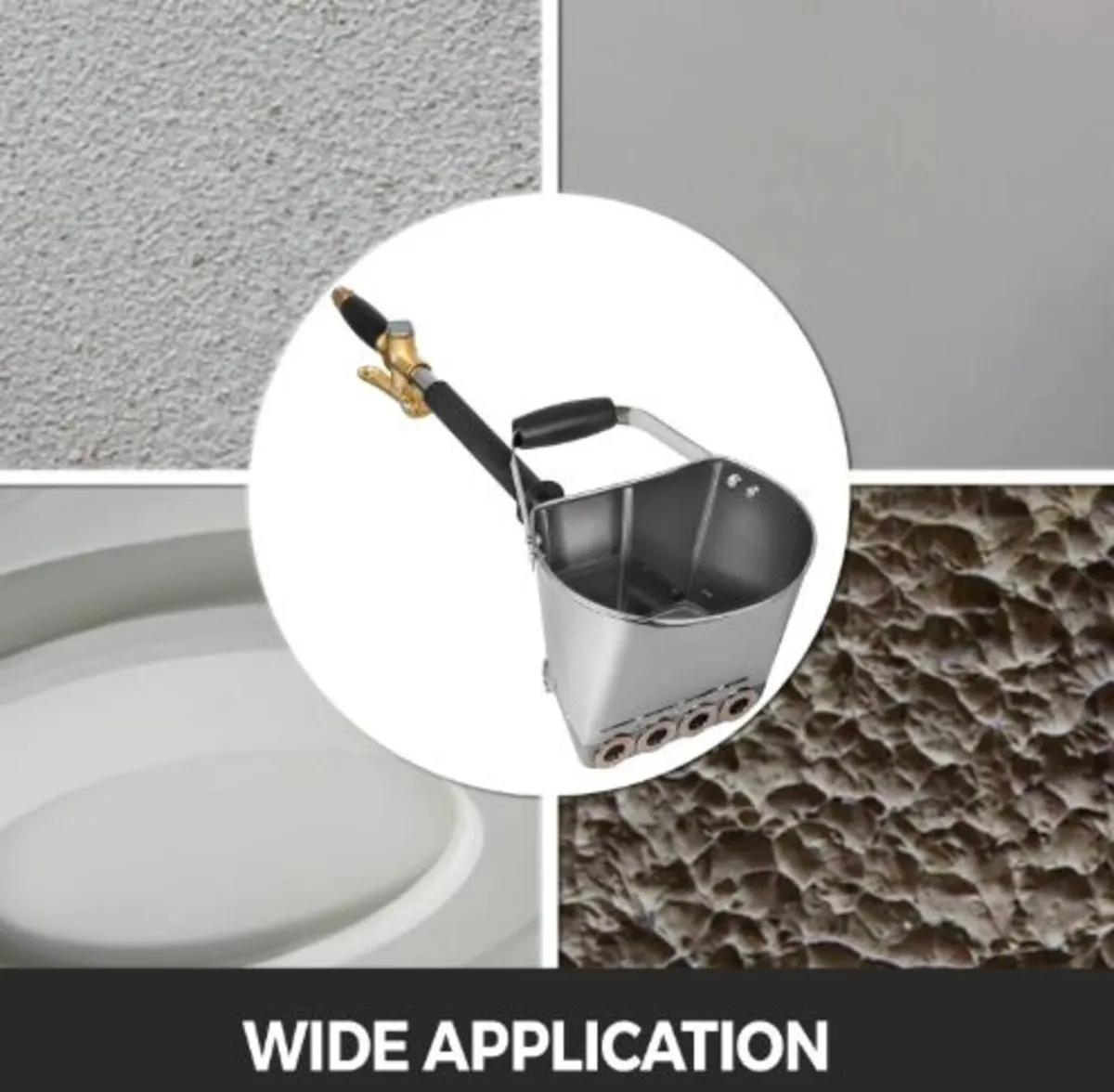 4 Jet Cement Mortar Spray Gun, Stucco Sprayer 4 - Image 2