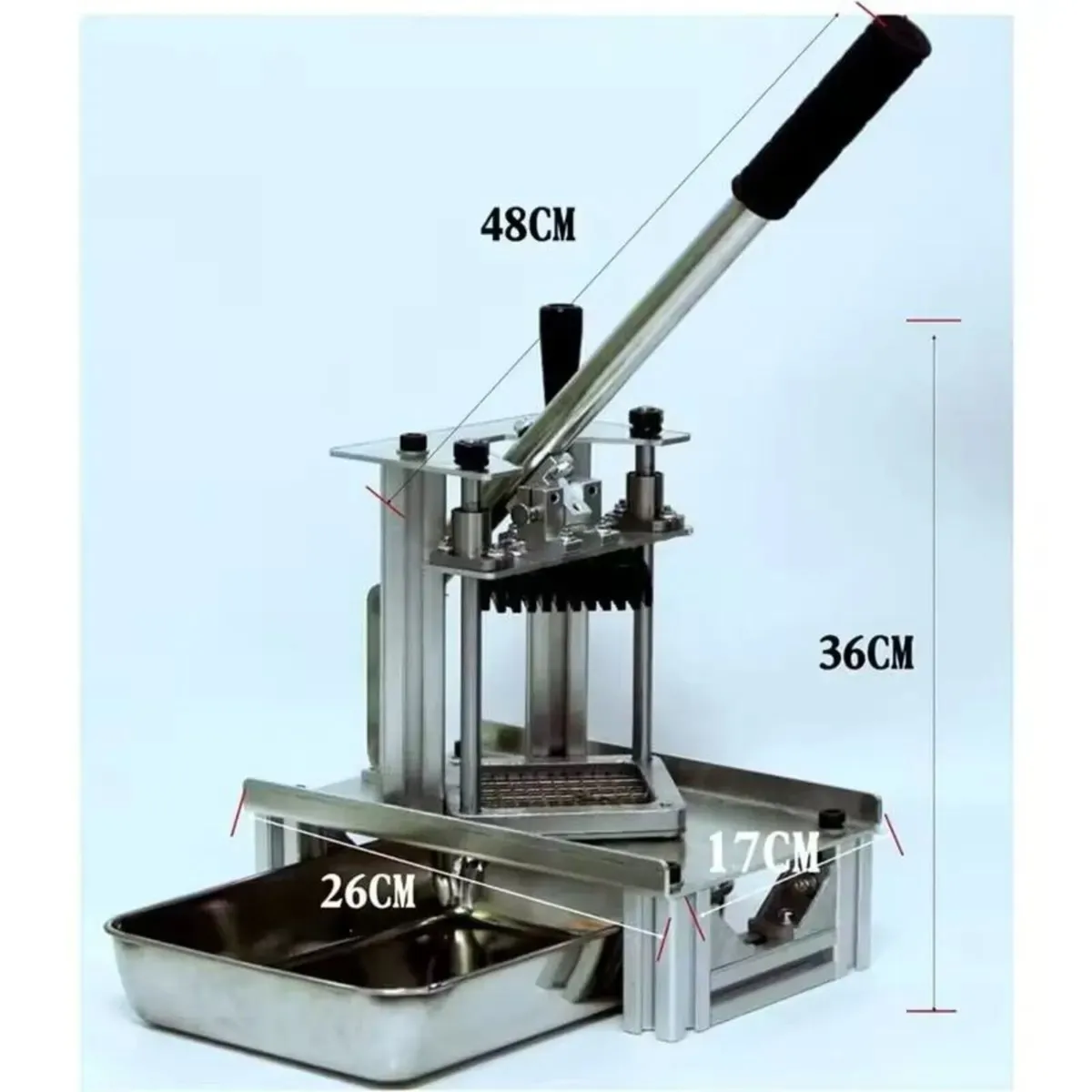 Commercial French Fry Cutter 100kg/h Potato Cut - Image 3
