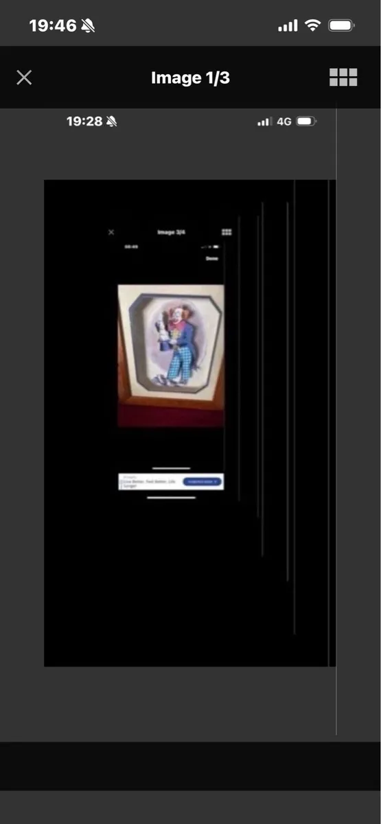 3D Clown Picture- Rabbit out of a hat - Image 1
