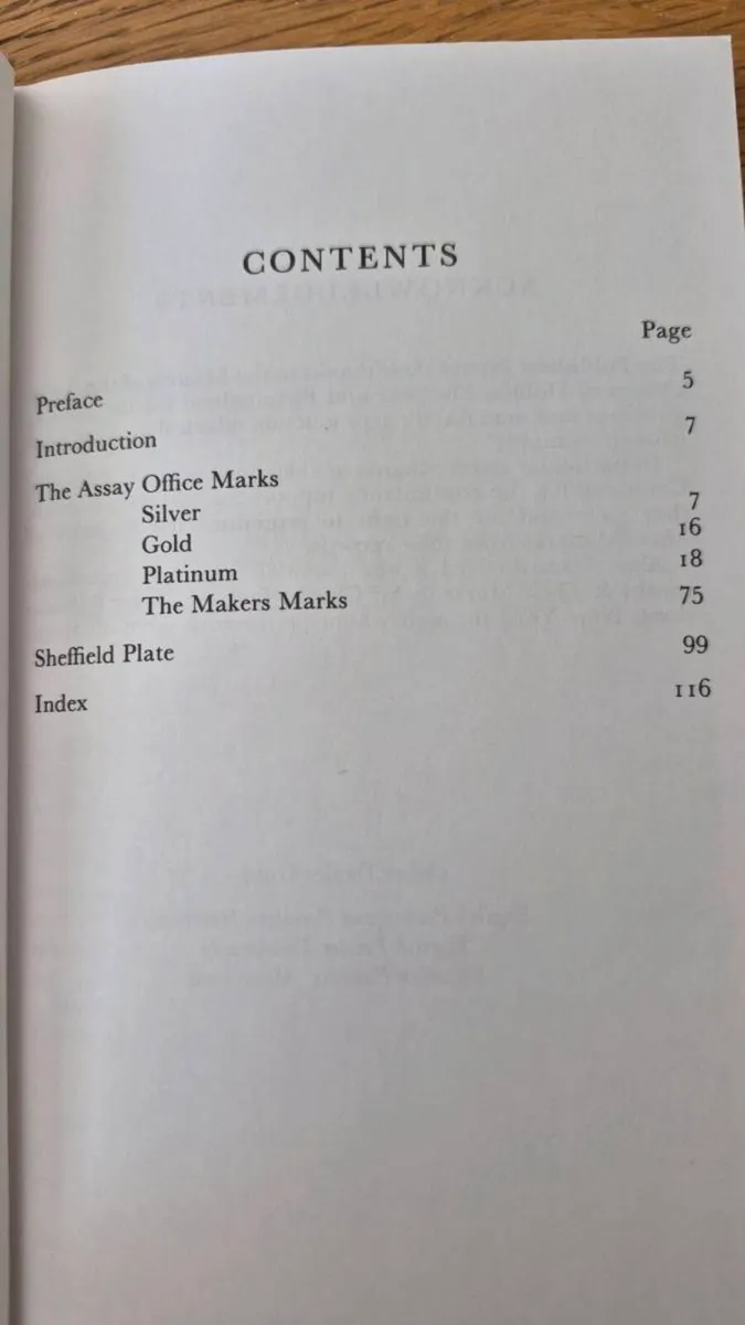 English Silver Hallmarks guidebook - Image 2