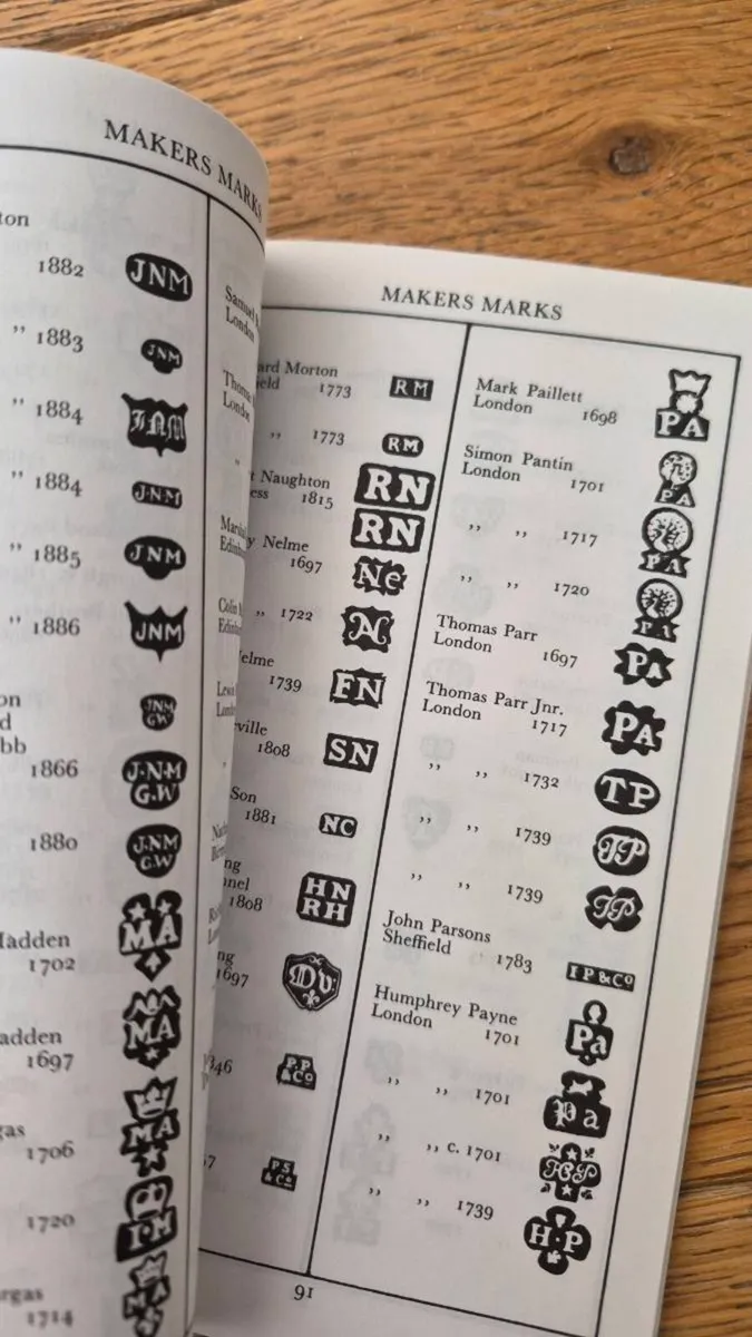 English Silver Hallmarks guidebook - Image 4