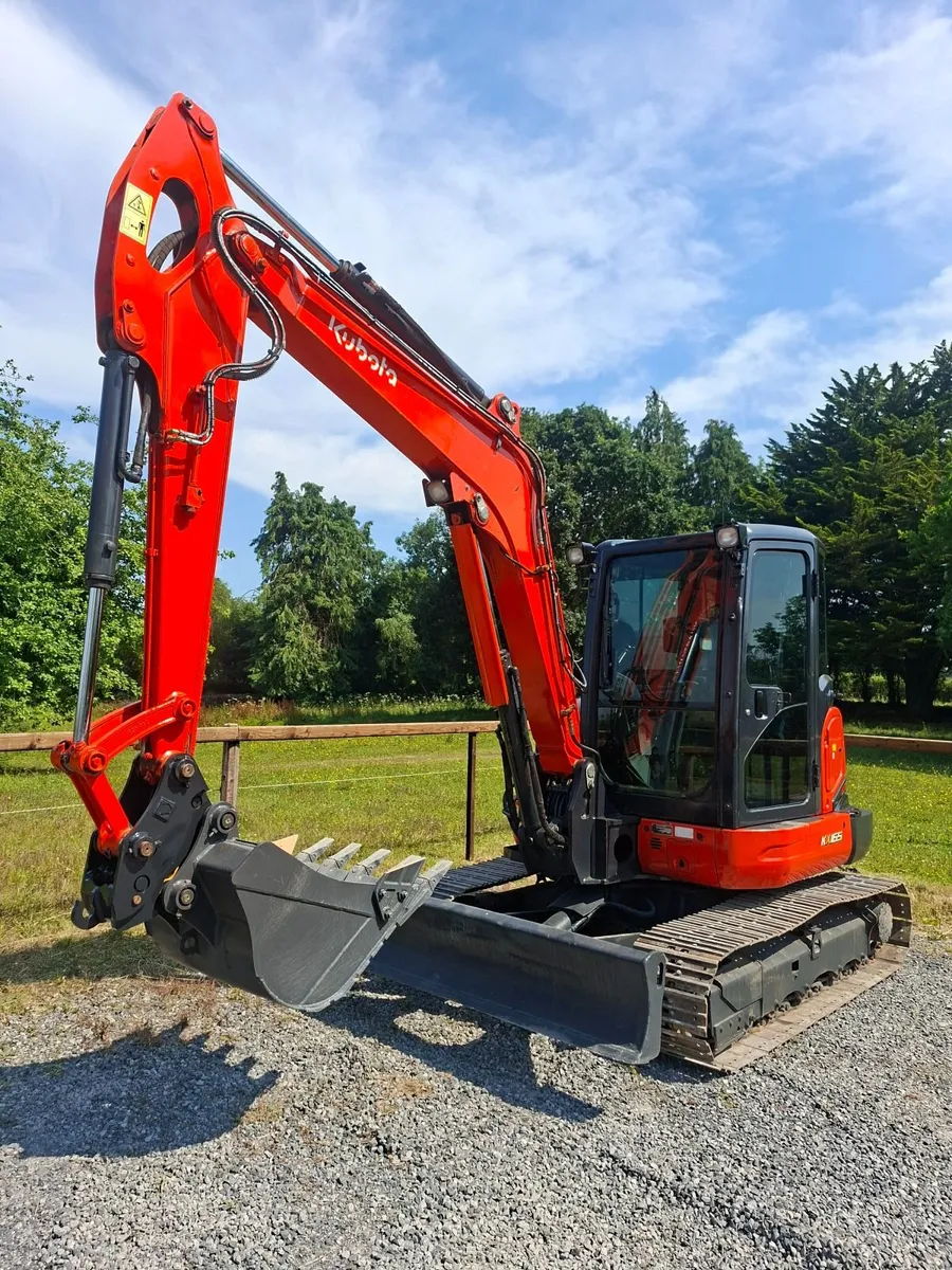 2014 Kubota KX 5 ton Mini Digger - Image 1