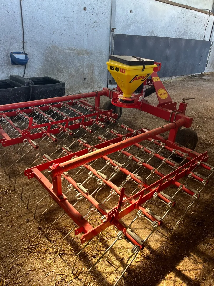 Tine harrow with seeder for hire - Image 2
