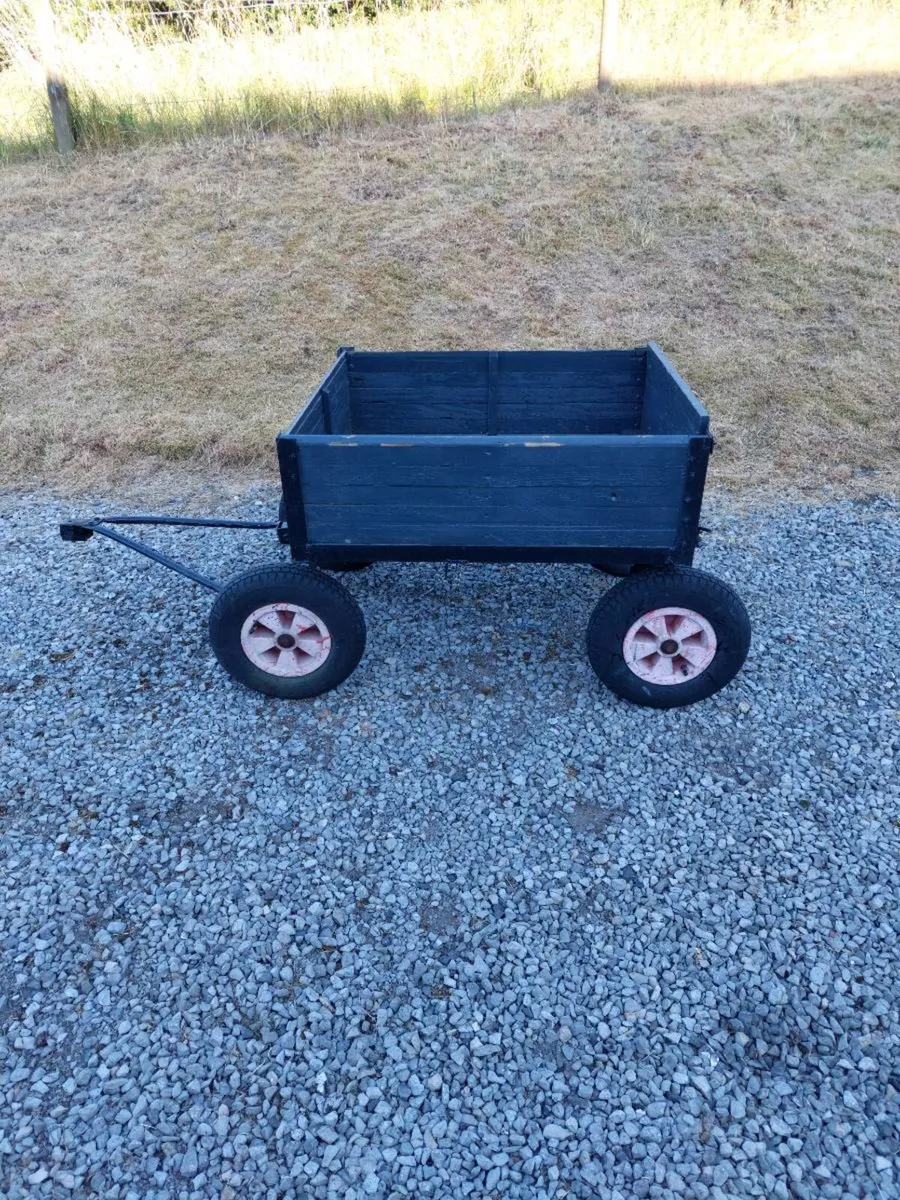 tractor lawn mower trailer - Image 1