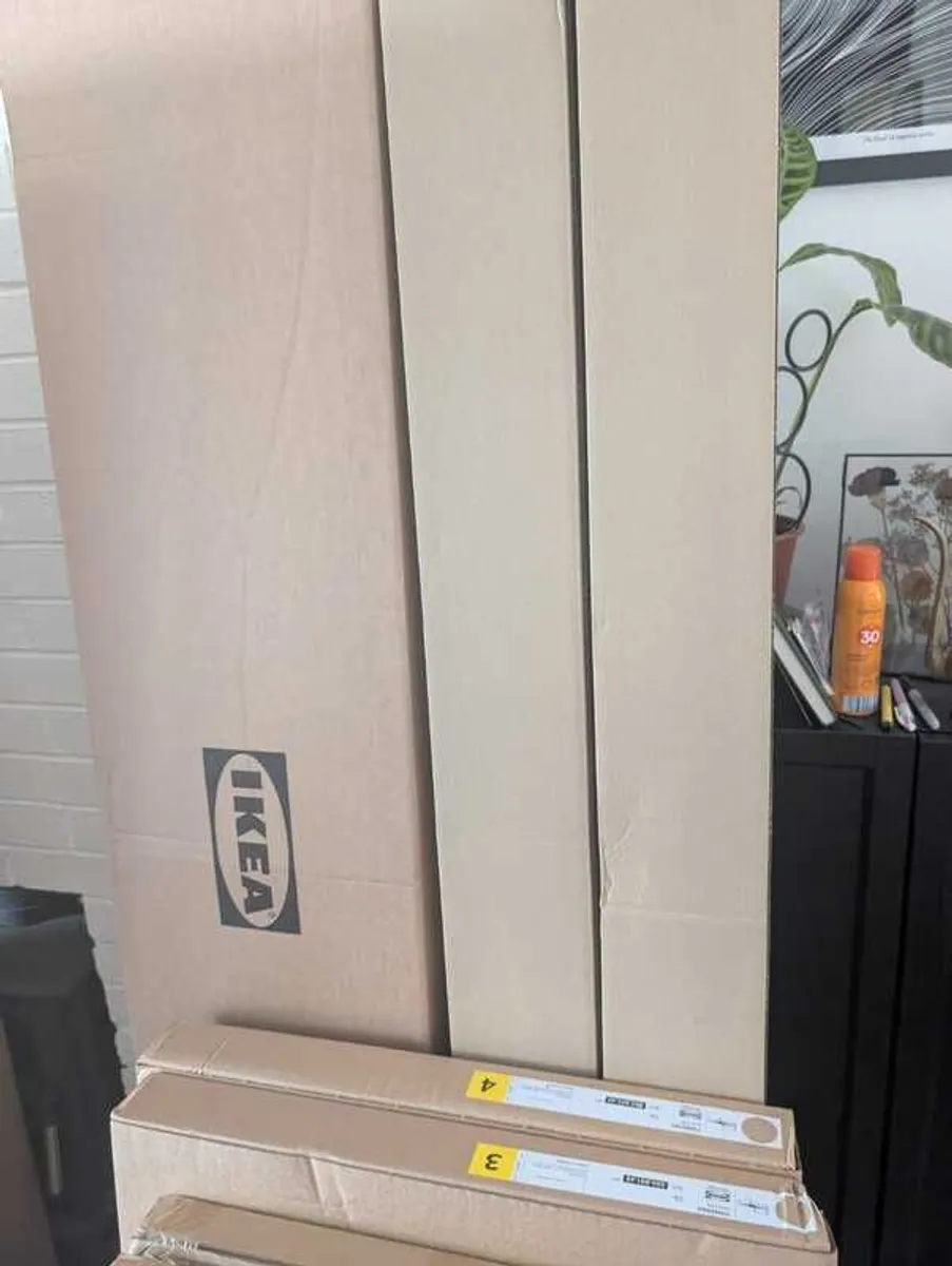 Brand New (still boxed) Ikea TONSTAD King Sized Bed Oak Veneer - Image 2