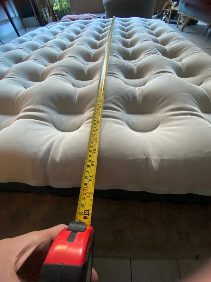Double Air Mattress & Foot Pump – Used - Image 3
