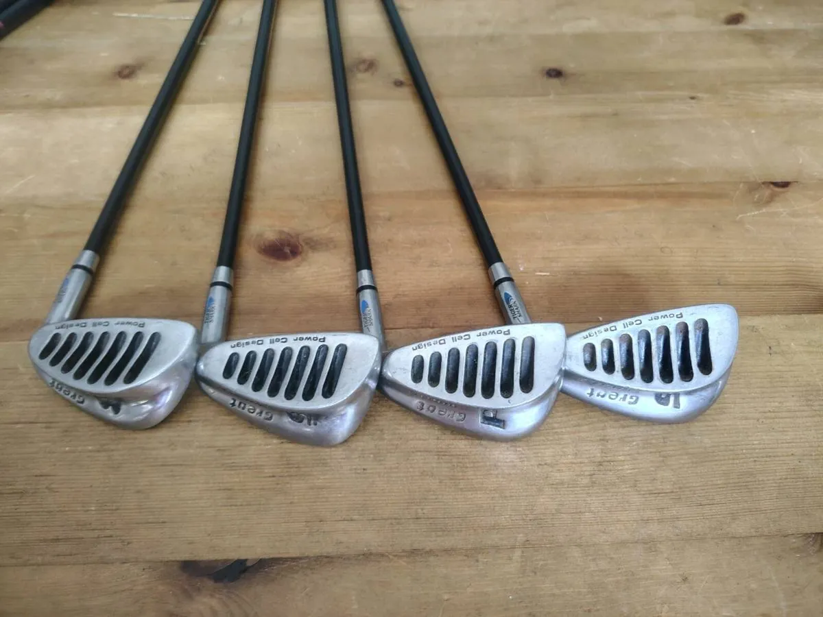 Tiger shark golf clubs and Rare bag - Image 4