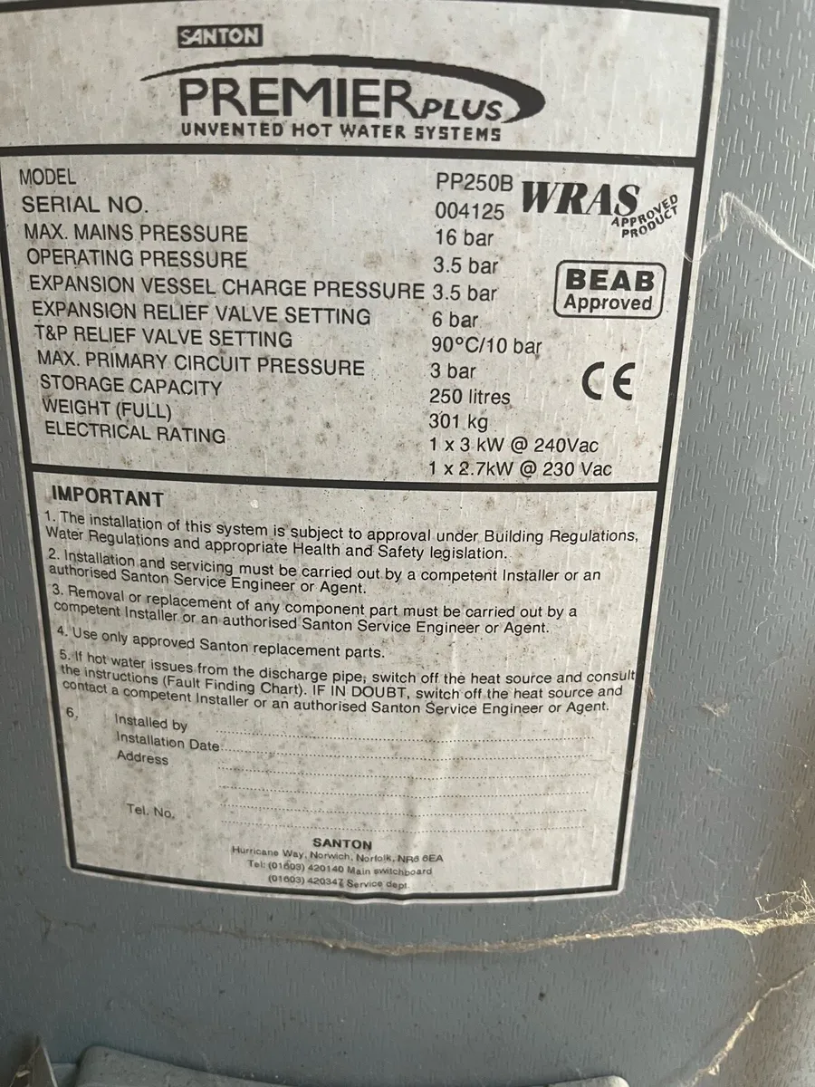 Hot water Tank - Image 3