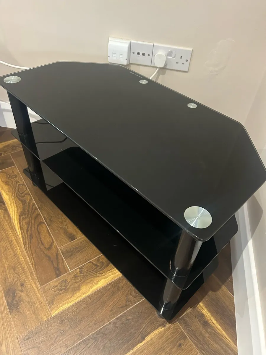 Black TV stand - Image 2