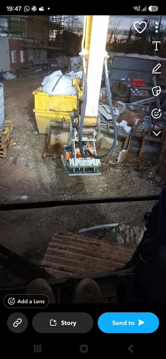 65mm pins plate compactor for 13/20ton - Image 3