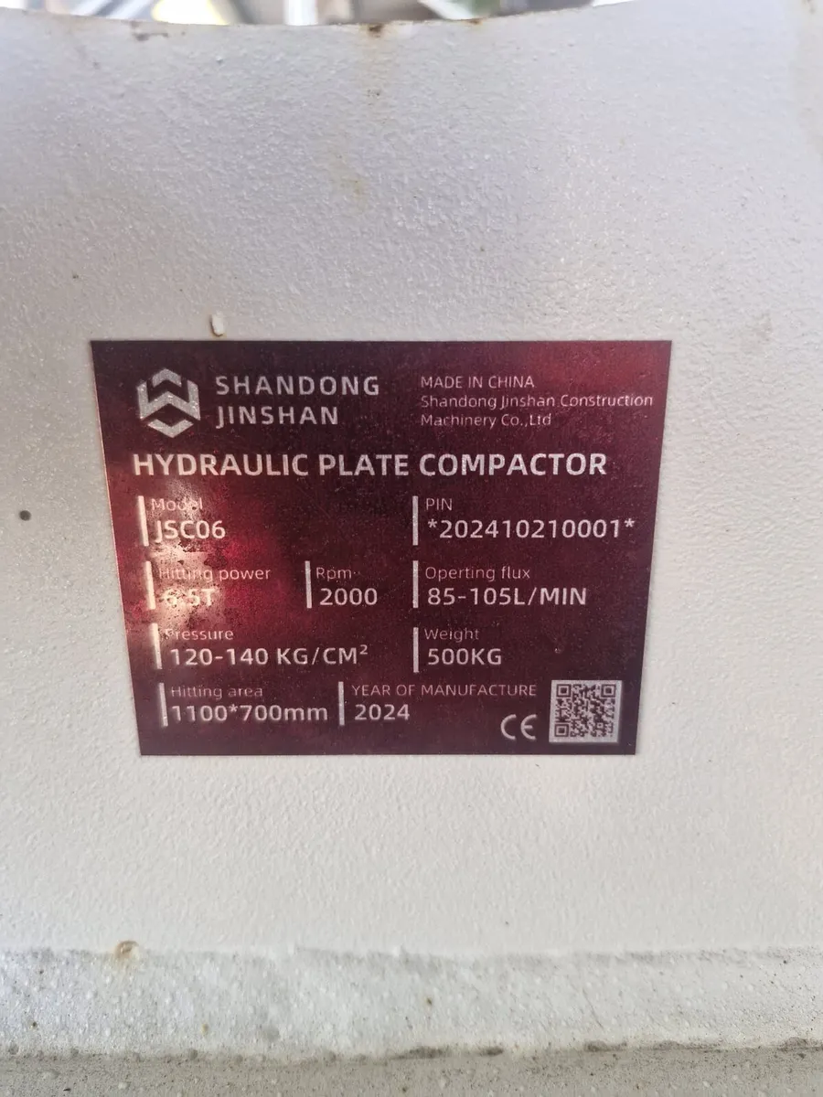 65mm pins plate compactor for 13/20ton - Image 4