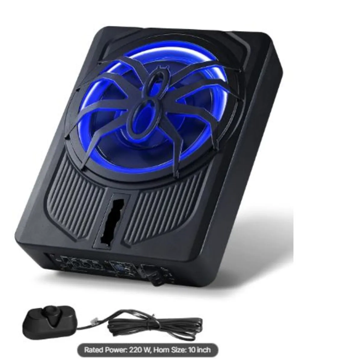 10" 440W Underseat Car Subwoofer, Slim Powered Car - Image 1