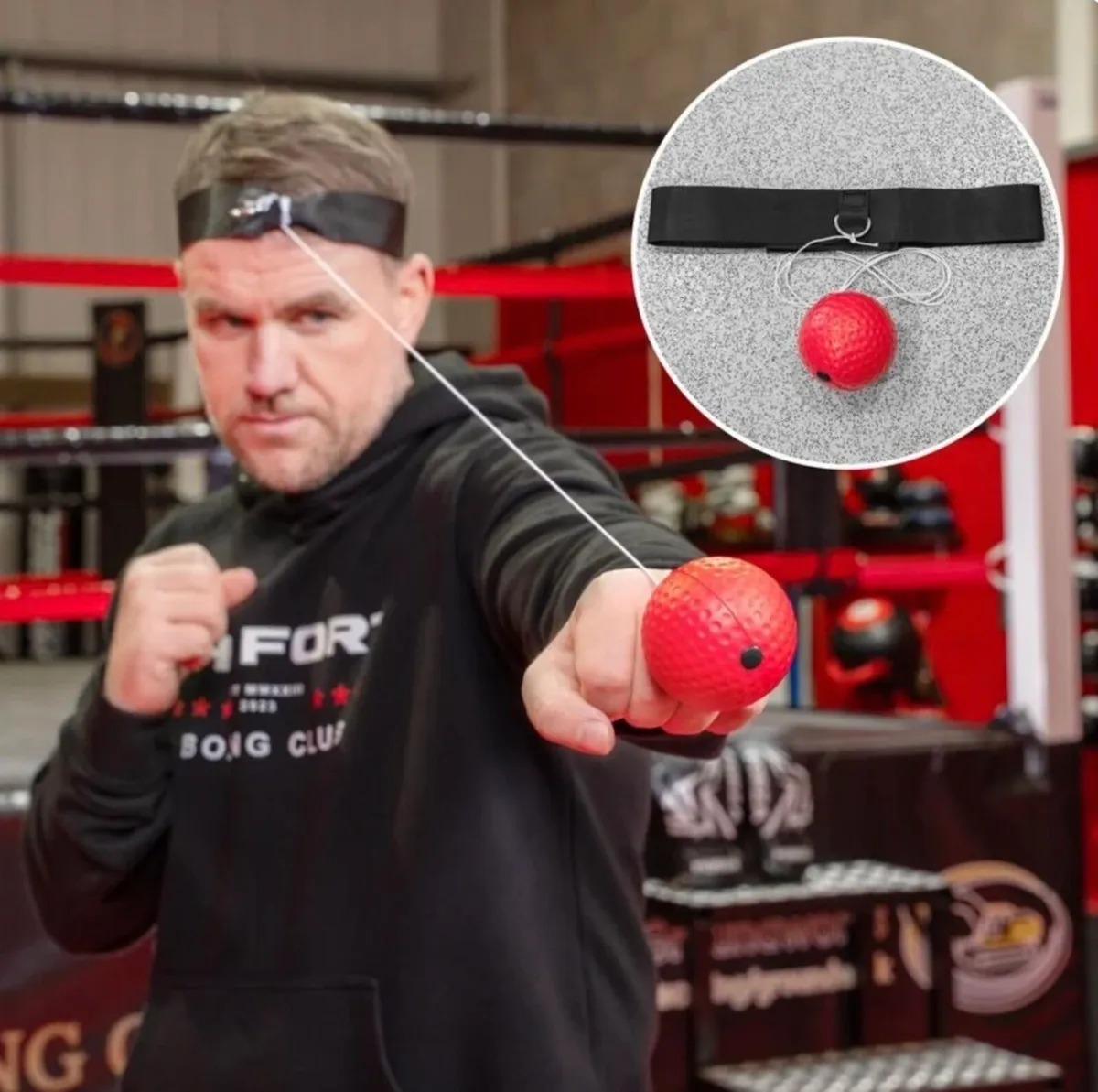 Reflex Boxing ball with headband
