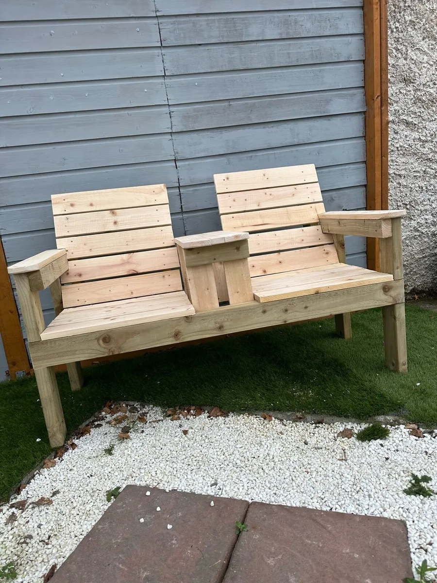 Handmade garden bench - Image 2