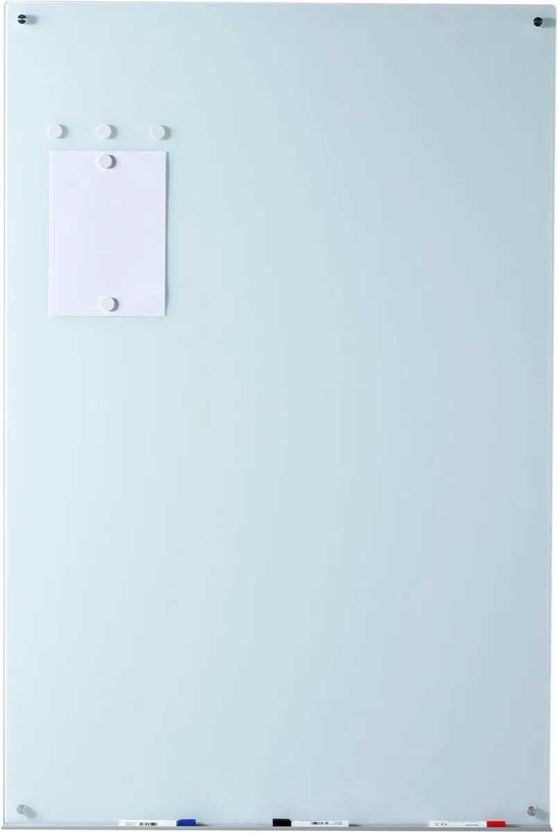Magnetic Glass Dry-Erase Board Set - Image 3