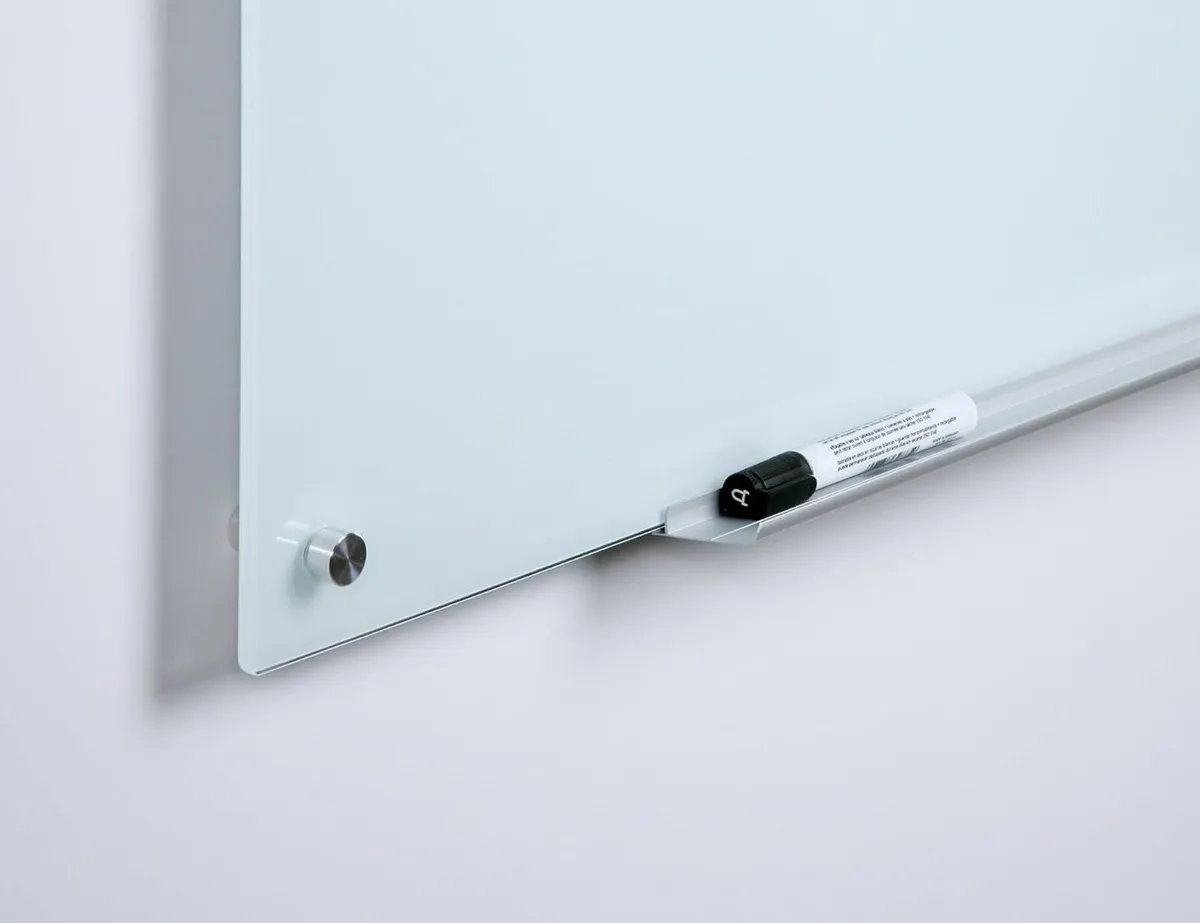 Magnetic Glass Dry-Erase Board Set - Image 4