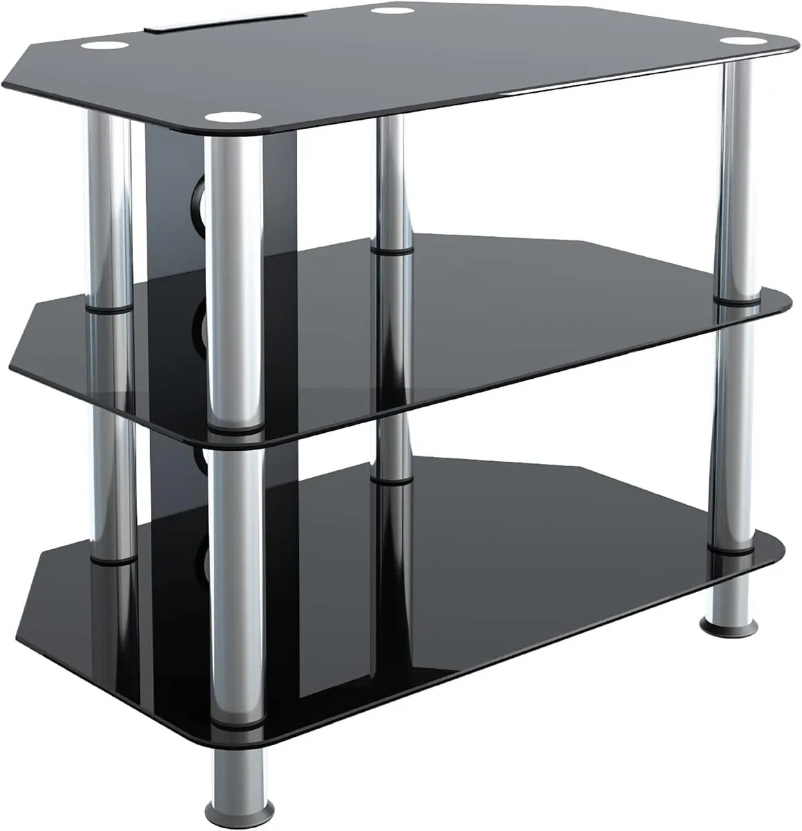 Glass Corner TV Stand Universal Unit 60CM Wide - Image 1