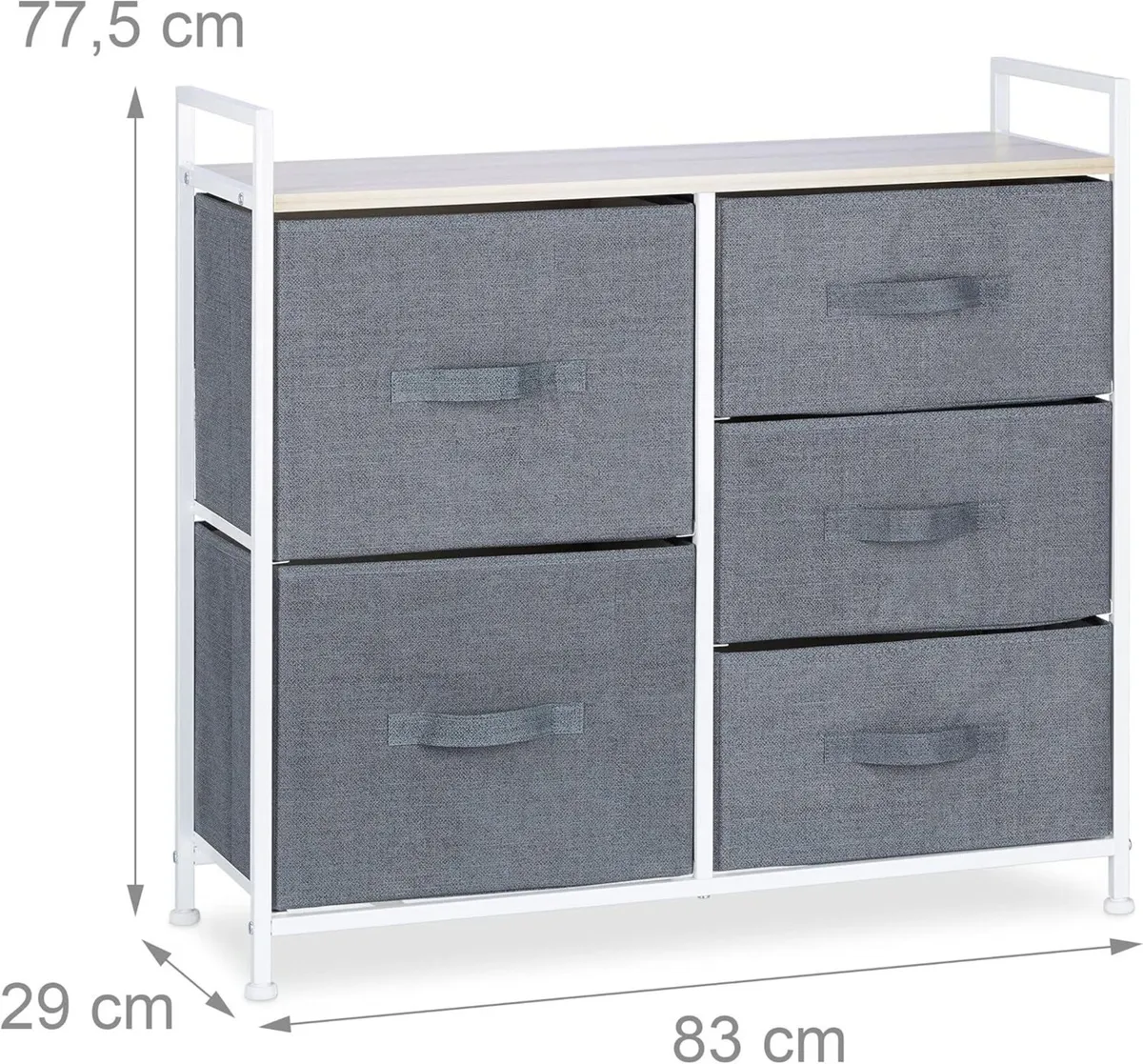 Shelving System Chest of Drawers Standing Shelf - Image 3