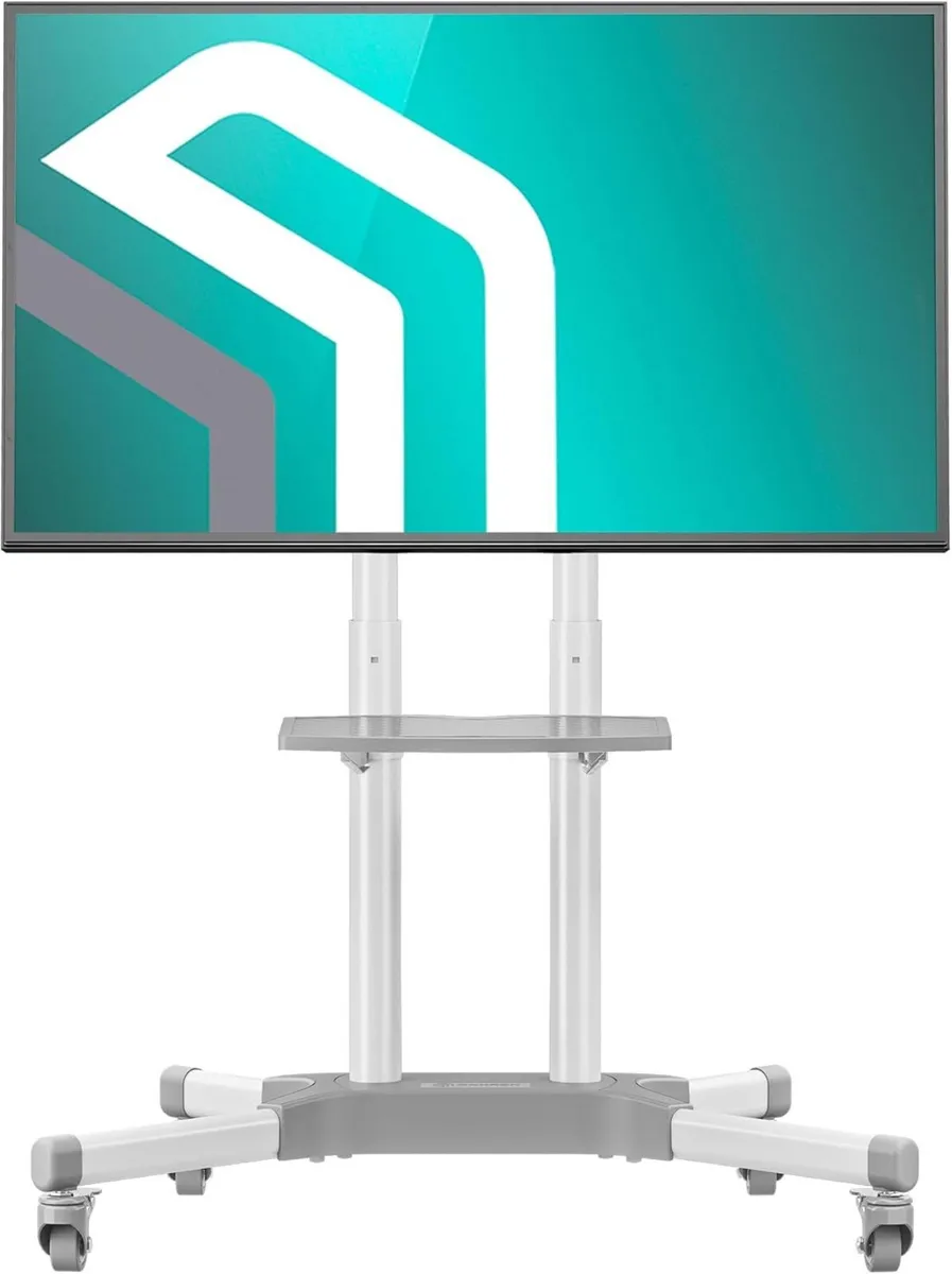 Mobile TV Stand on Wheels for 32-65 Inch - Image 1