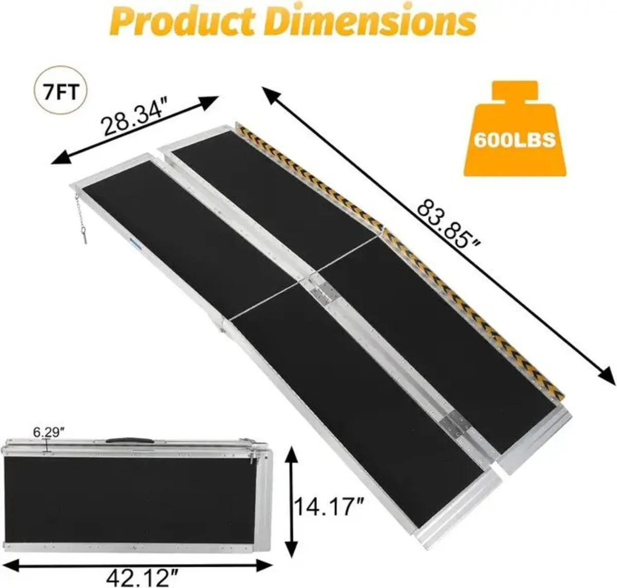 Ramp 7ft Multi Purpose Aluminium Access Ramp - Image 1