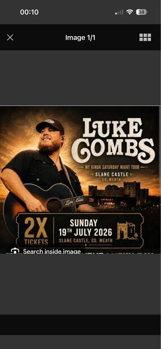 Luke combs tickets - Image 1