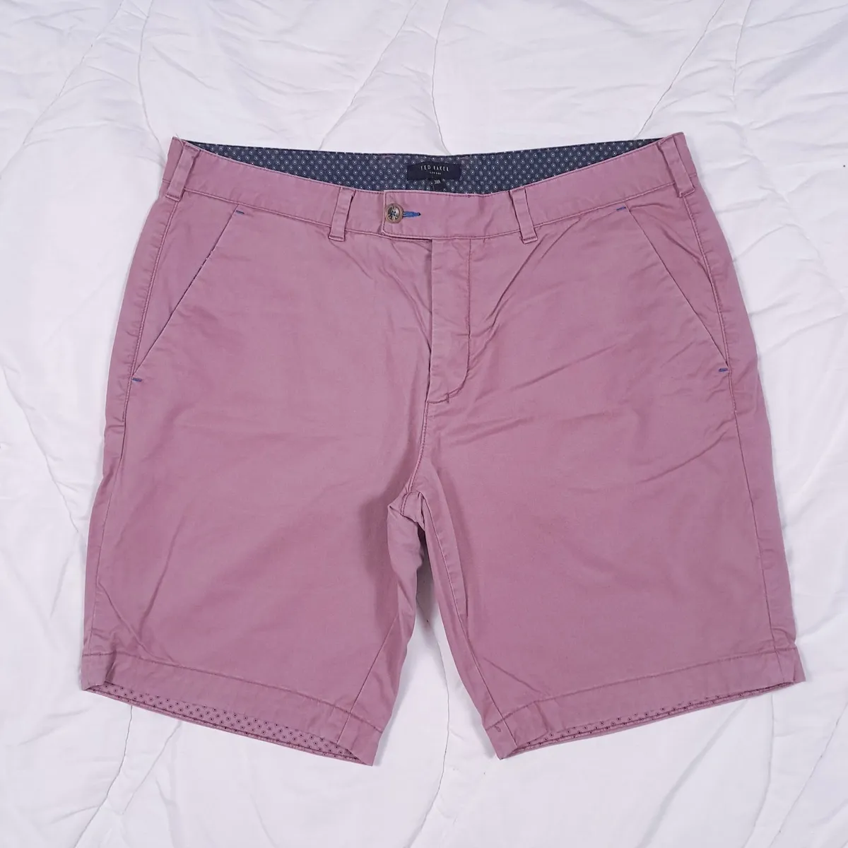 Ted Baker Pink Chino Shorts 38R - Image 1