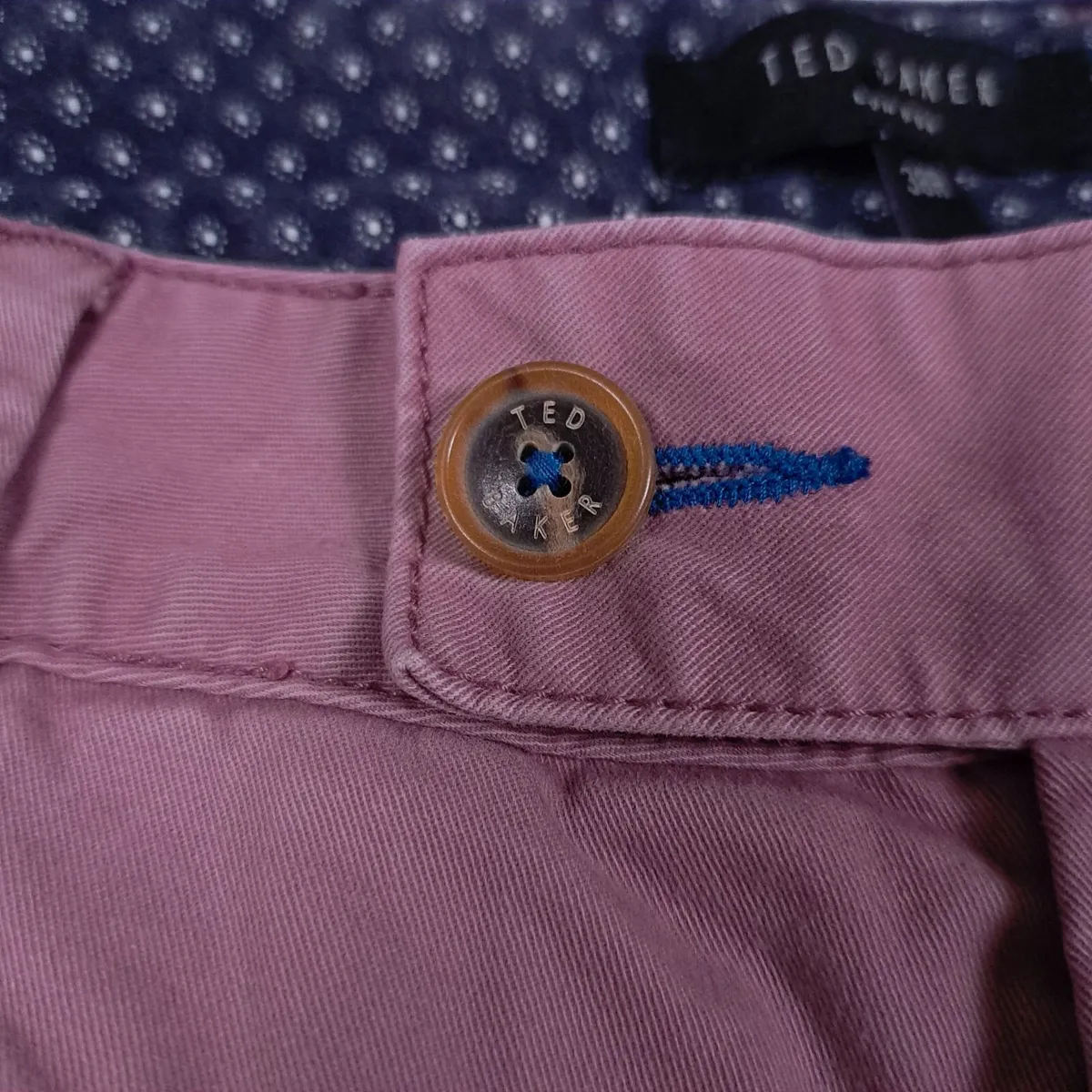 Ted Baker Pink Chino Shorts 38R - Image 3